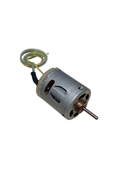 Devre Dünyası 30cm Kablo Lehimli 12V DC Motor Hobi Oyuncak Elektrik Deney Motoru