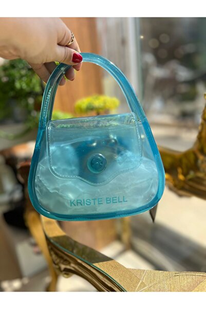 KRISTE BELL Women's Bag with Hand and Shoulder Strap Jole Acrylic 26660 Blue