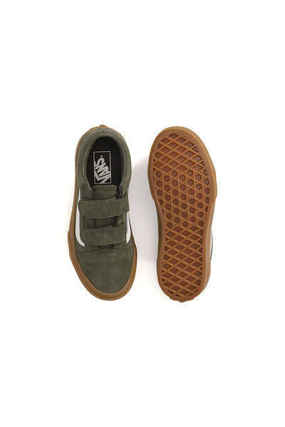 Vans Old Skool V Çocuk Bebek Cırtlı Günlük Ayakkabı Yürüyüş Ayakkabısı Sneaker Renkli