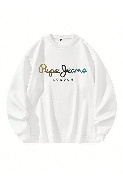 PALPİTO Dámská oversize mikina s potiskem London a výstřihem do V