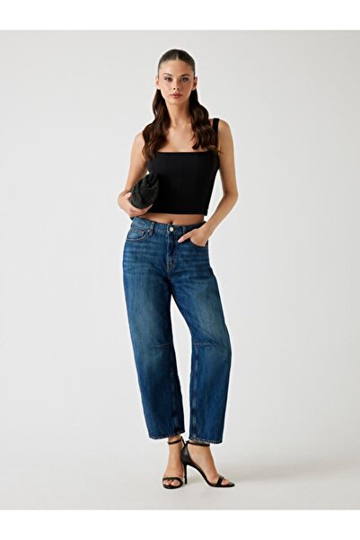Guess Barrel Kadın Regular Fit Jean