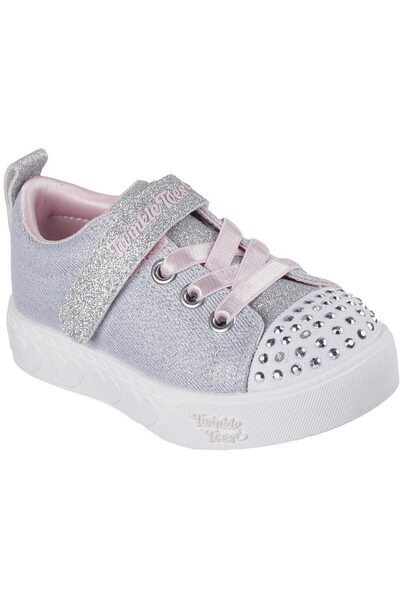 SKECHERS Dětské tenisky Heart Steps - Shimmer Sweetie, šedé