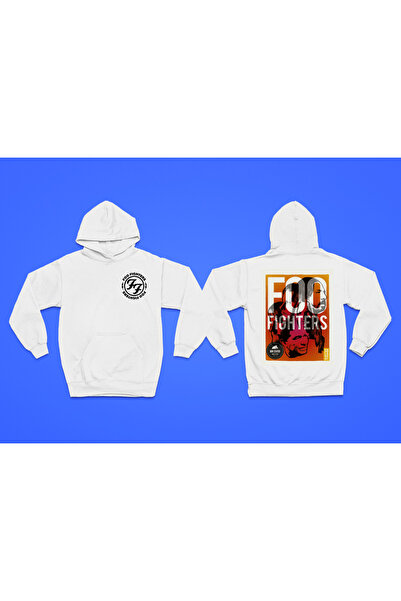 MAGORS سترة روك من القطن المطبوع بأكمام طويلة من FOO FIGHTERS مكونة من 3 خيوط