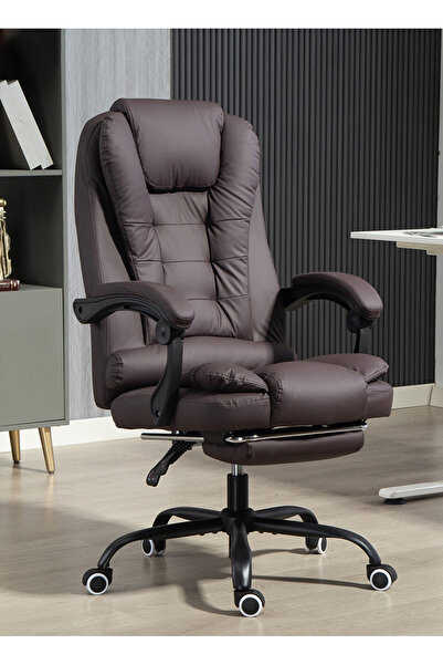 VariFurnx Ergonomic Office Desk Computer Chair PU Leather Swivel High-Back Reclining Chair Home Gaming Chair