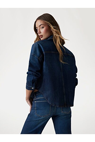 Guess Western Kadın Denim Ceket