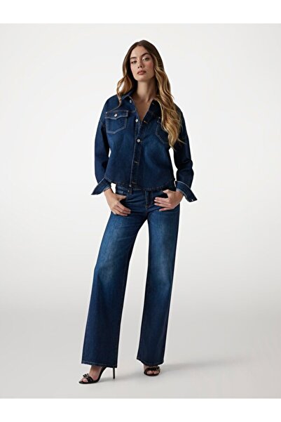 Guess Western Kadın Denim Ceket