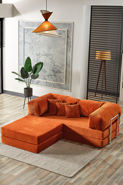 Evdemo Legom Alis Aktivite Koltuğu Yatak Olabilen Çok Amaçlı Kanepe Kiremit