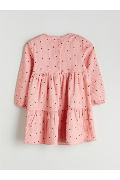 LC Waikiki LCW Kids Bisiklet Yaka Kız Bebek Elbise