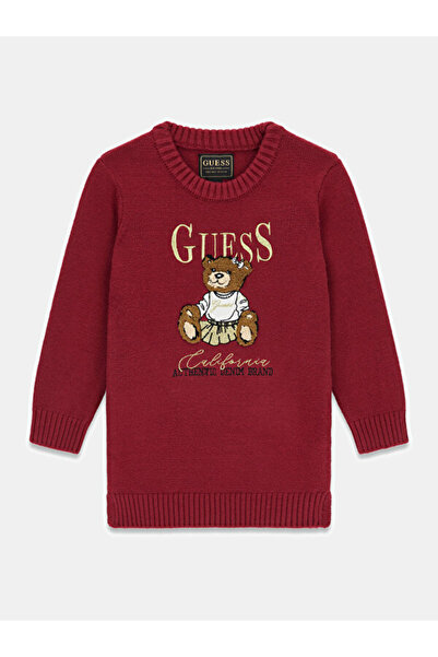 Guess Πλεκτό φόρεμα για κορίτσια από νήματα