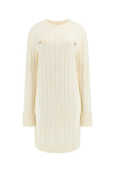 Guess Elsa Kadın Yün Karışımlı Triko Elbise