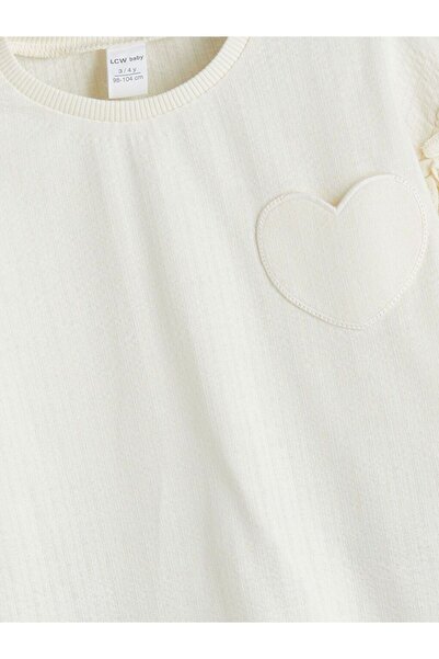 LC Waikiki Crew Neck Baby Girl T-Shirt and Pants 2-Piece Set