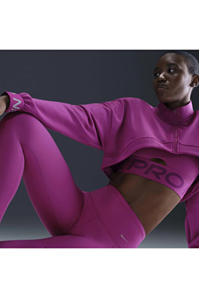 Nike Go Firm-Support High-Waisted With Pockets Running Mor Kadın Tayt