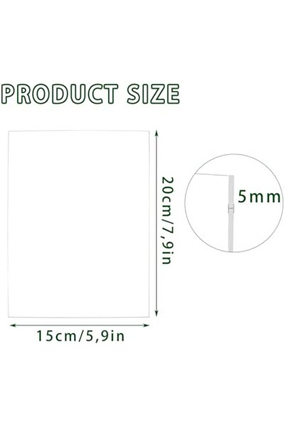 Choice Acrylic Discs Set - 10 Pieces, 15x20 cm from