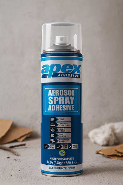 Apex Sünger Sprey Yapıştırıcı ( Sünger, Kumaş, Araç Zemin Tavan )