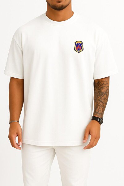 Bahriyeli Collection oversized Συντηρητήριο Ποινικών Και Επιβλητικών Εγκλημάτων Σχεδιασμένο Unisex T-Shirt με σχέδιο τσέπης και πλάτης