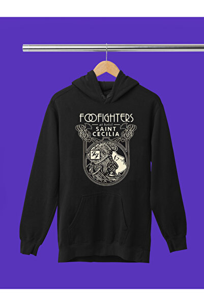 MAGORS سترة روك من القطن المطبوع بأكمام طويلة من FOO FIGHTERS مكونة من 3 خيوط