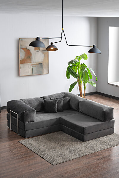 Evdemo Legom Sera Aktivite Koltuğu Yatak Olabilen Çok Amaçlı Kanepe Koltuk Takımı Antrasit