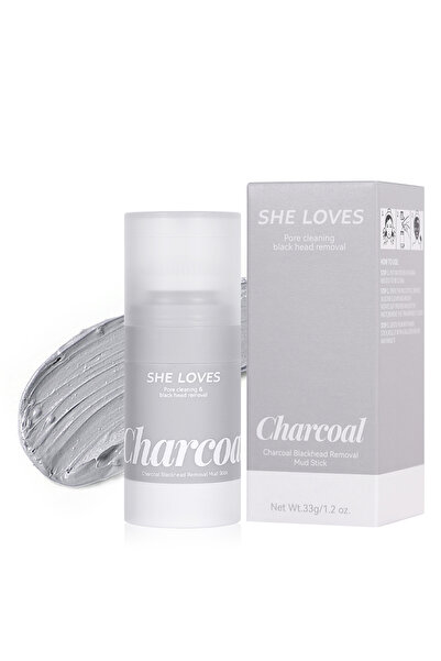 SHELOVES عصا طين الفحم لإزالة الرؤوس السوداء، والتحكم في الزيوت، وترطيب وتنظي...