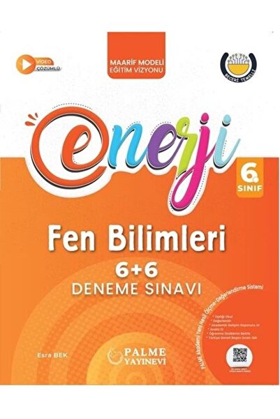 Palme Yayınevi PALME 6.SINIF ENERJİ 6+6 FEN BİLİMLERİ DENEME SINAVI *YENİ*