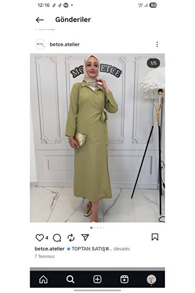 saru collection Bağcıklı elbise