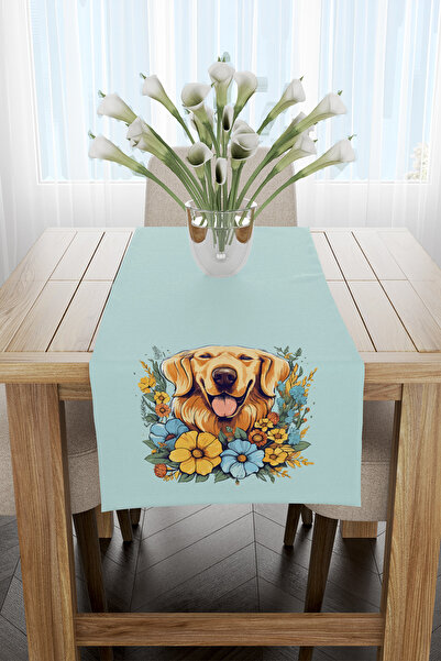 EsnafAli Πράσινο χαριτωμένο σκυλί με σχέδιο Runner 40x140