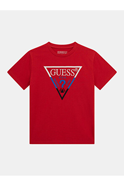Guess Bumbac pentru băieți Regular Fit tricou