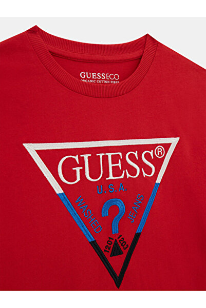 Guess Bumbac pentru băieți Regular Fit tricou