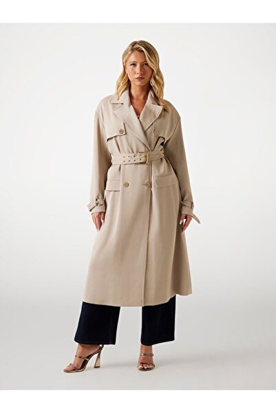 Guess Nina Kadın Yün Karışımlı Kaban