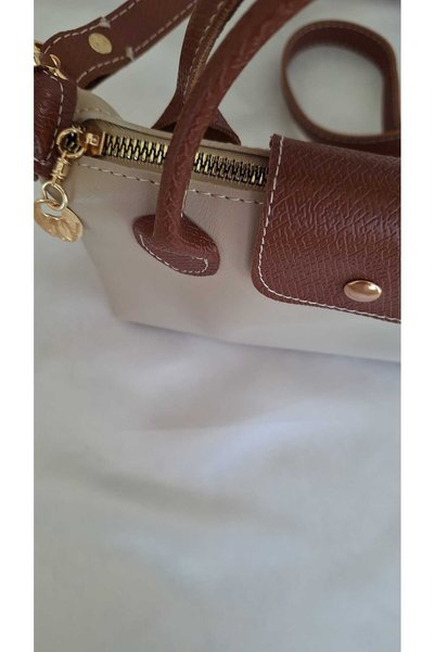 SOUL BY A&B Beige Color Bag Champ Bag Brown Shoulder Bag