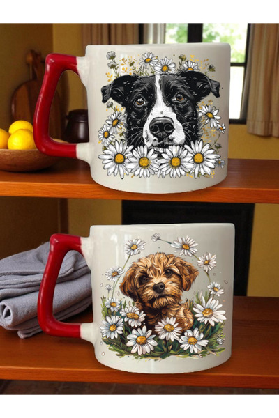 lili hediyelik كوب مطبوع عليه ديزي والكلب - هدية في 14 فبراير، هدية للرجل، هد...