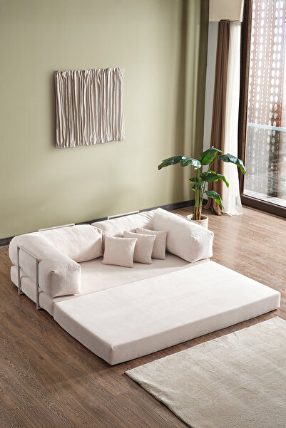 Evdemo Legom Avanos Aktivite Koltuğu Yatak Olabilen Çok Amaçlı Kanepe Koltuk Takımı Krem