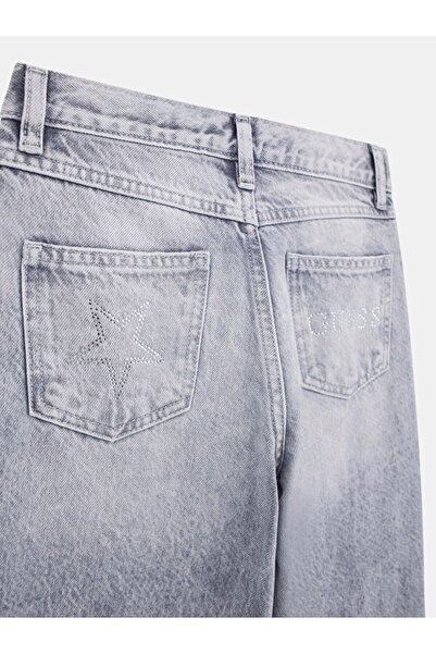 Guess Grey Kız Çocuk Palazzo Fit Jean