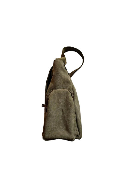 Toum Πράσινη τσάντα ταχυδρόμου με χαριτωμένο σχέδιο με στάμπα