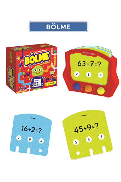 Enine Boyuna Eğitim Bölme Öğreten Oyuncak Seti