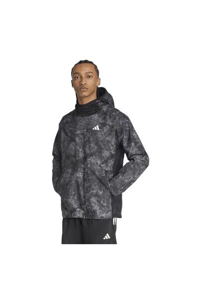 adidas Jn2703-E Otr Sd Hood Un Men's Raincoat-Windbreaker Black