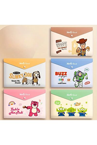 MODA 1 adet Oyuncak Hikayesi Serisi A4 Dosya Klasörü