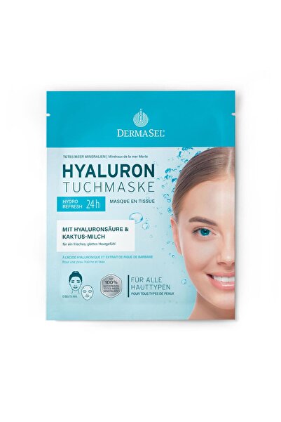 Dermasel Masca pentru fata cu acid hialuronic si lapte de cactus