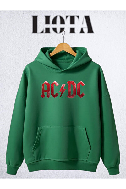 Vordevia سويت شيرت قطني مطبوع بثلاث خيوط من ACDC