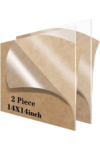 Slasa لينلوك، 6 قطع من ألواح الأكريليك مقاس 8 × 8، سمك 1/8 3 مم، للعلامات وال...