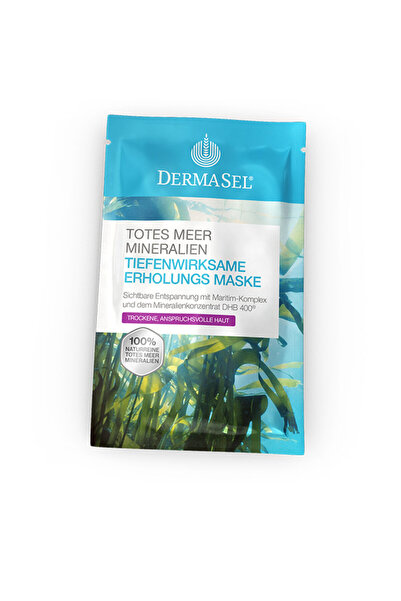 Dermasel Masca pentru fata, cu alge, vitamina E, minerale, Dermasel, 12 ml