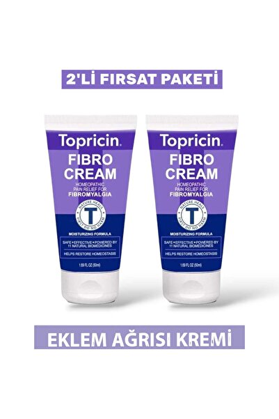 CİTY ZONE Topricin Fibro Cream Doğal Ve Bitkisel Eklem, Kas, Fıtık Bel, Diz A...