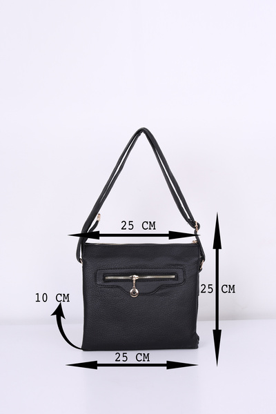 byFOX Fashion Τσάντα χιαστί με απαλή υφή Πλάτος: 26 εκ. Μήκος: 25 εκ. Βάση: 5 εκ. (επεκτάσιμη)