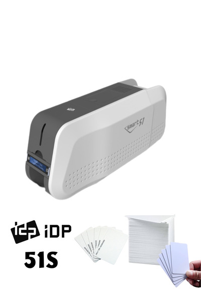 IDP ماكينة طباعة كروت بلاستيكية وجة واحد سمارت 51