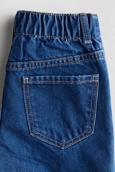H&M Wide Leg Jeans Motif Detaylı