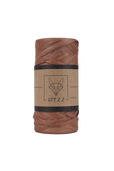 Ritzz Washable Raffia Rope Red Brown