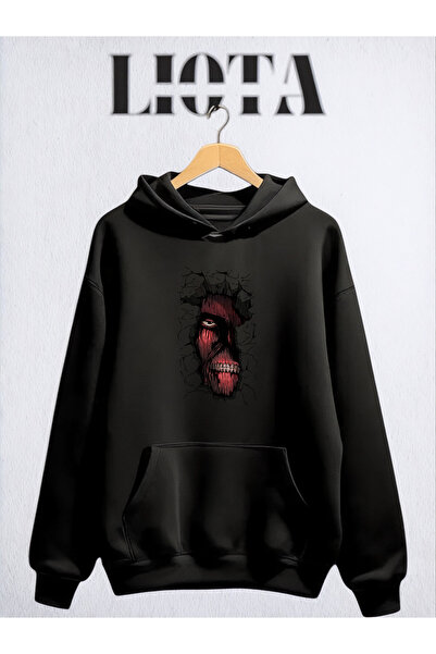 Vordevia Attack On Titan majica sa štampanim motivom, velika, od pamuka, sa 3...