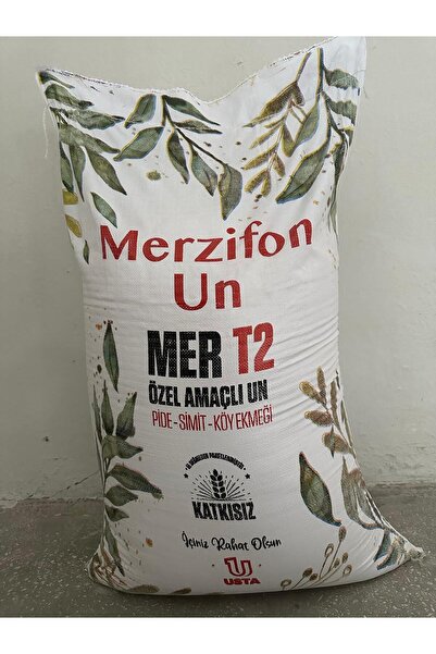 Doğal Ürünler DOĞA TARIM ÜRÜNLERİ 50 KĞ MERZİFON T2 TÜM HAMUR İŞLERİ İÇİN ÖZEL AMAÇLI KATKISIZ BUĞDAY UNU