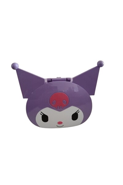 FAMEMUS ACCESSORY Kuromi Mirrored Jewelry Clasp Box 16*12 cm Size