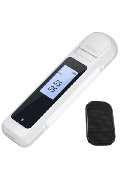 BellFyd Professional Digital Breathalyzer, Portable Alcohol Tester, White