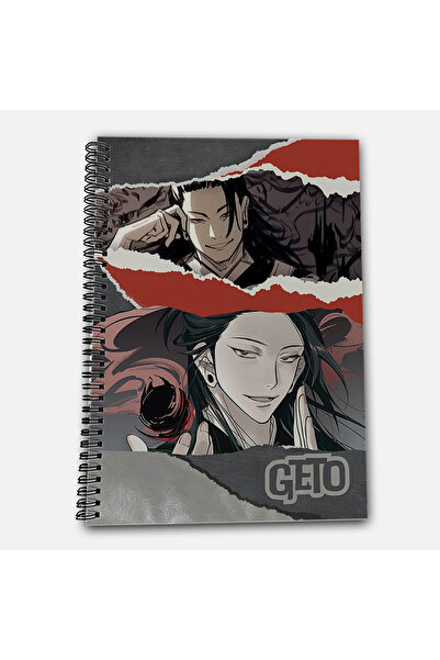 Define Moyas Jujutsu Kaisen Suguru Geto Unlined A4 School Notebook 72 Sheets Model 2